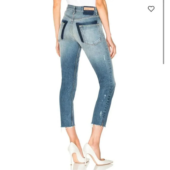 New GRLFRND Karolina High Rise Button Fly Skinny Jeans in Whole Lotta Love Size - Picture 2 of 7